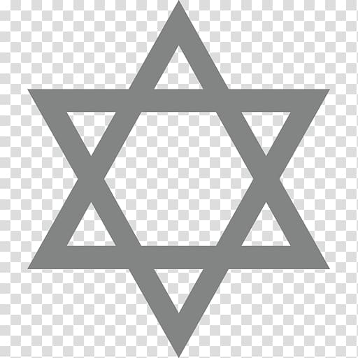 Star of David Judaism Jewish symbolism, Judaism transparent background PNG clipart