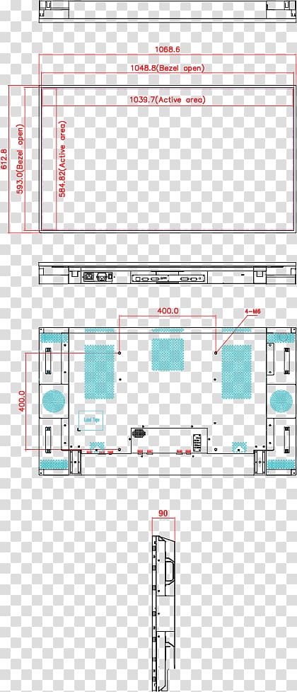Floor plan Line, Full Hd Lcd Screen transparent background PNG clipart