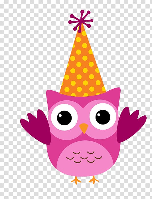 Owl Birthday cake Party , arboles transparent background PNG clipart