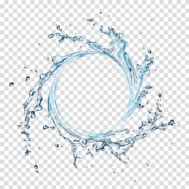 Spray water vortex generated, water splash artwork transparent background PNG clipart