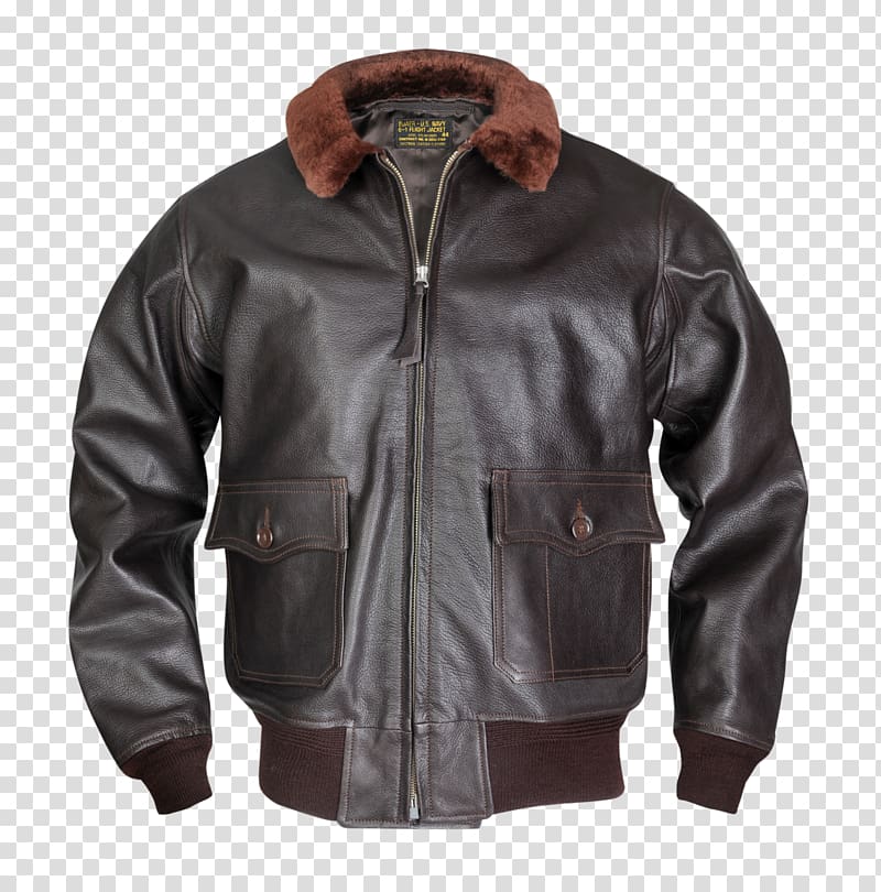 Leather jacket Flight jacket A-2 jacket, Heavy Bomber transparent background PNG clipart