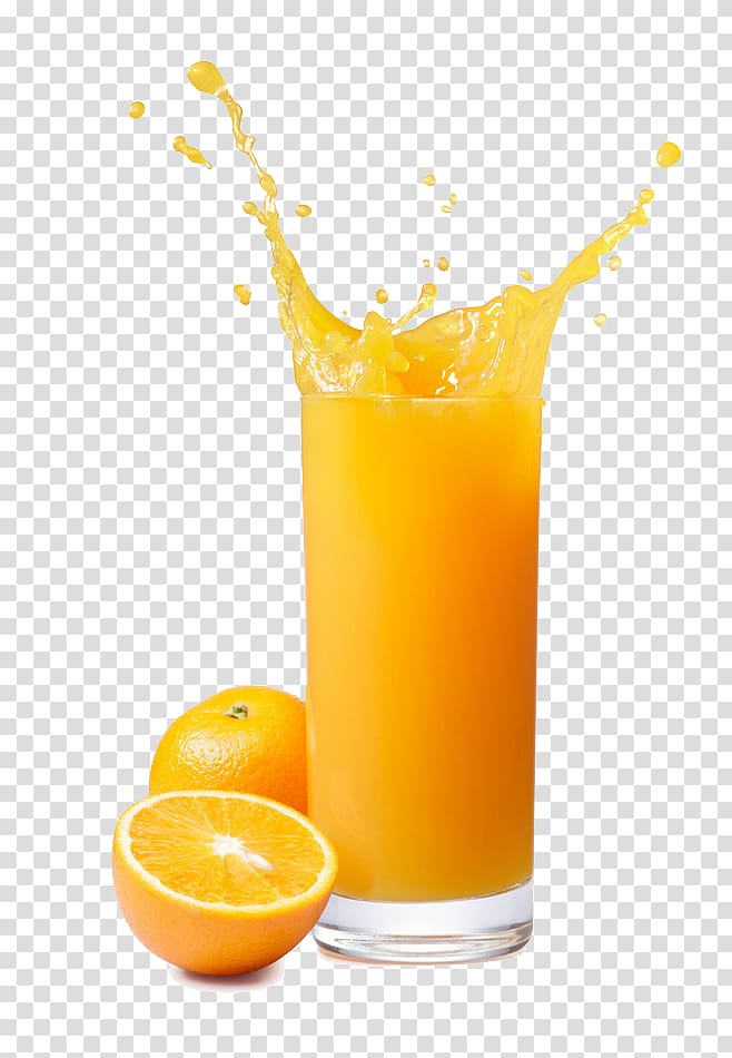 oranges and orange juice splash transparent background PNG clipart