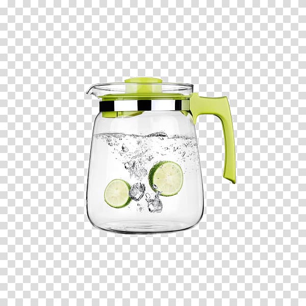 Kettle Vacuum flask Teapot Glass Electric water boiler, Yu Hu Qing large glass of cold juice jug kettle transparent background PNG clipart