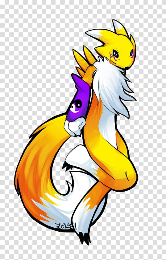 Renamon Vertebrate Horse Illustration, human renamon transparent background PNG clipart