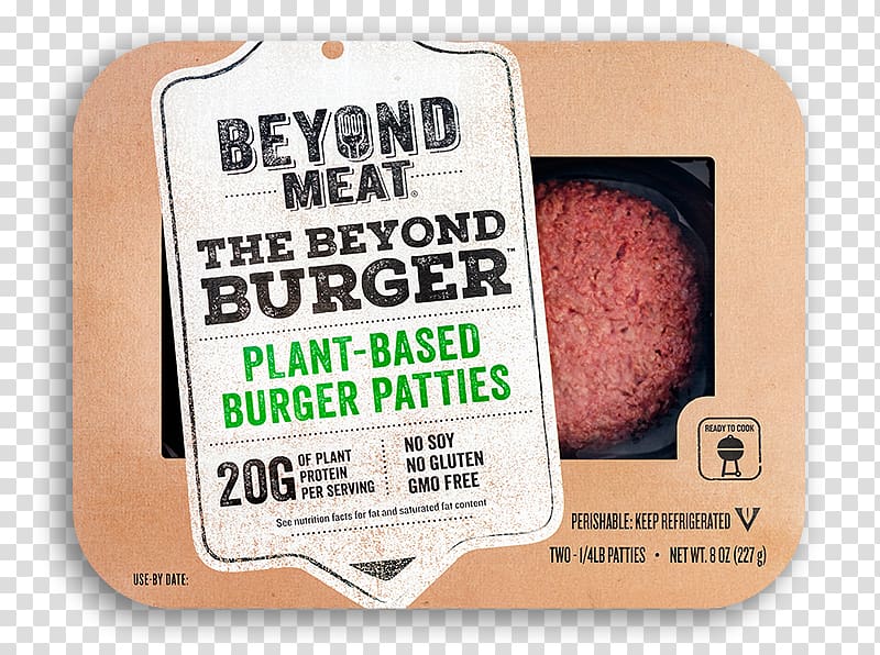 Veggie burger Hamburger El Segundo Beyond Meat, meat transparent background PNG clipart