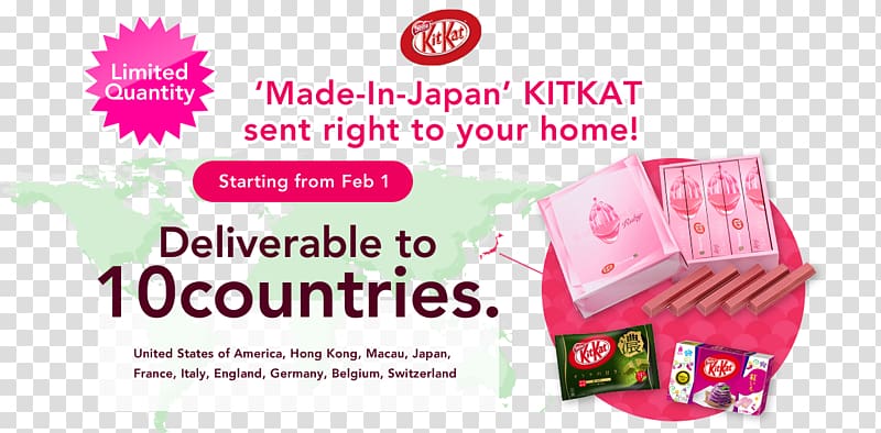 Nestlé Kit Kat Deliverable Mail order Brand, purple yam transparent background PNG clipart