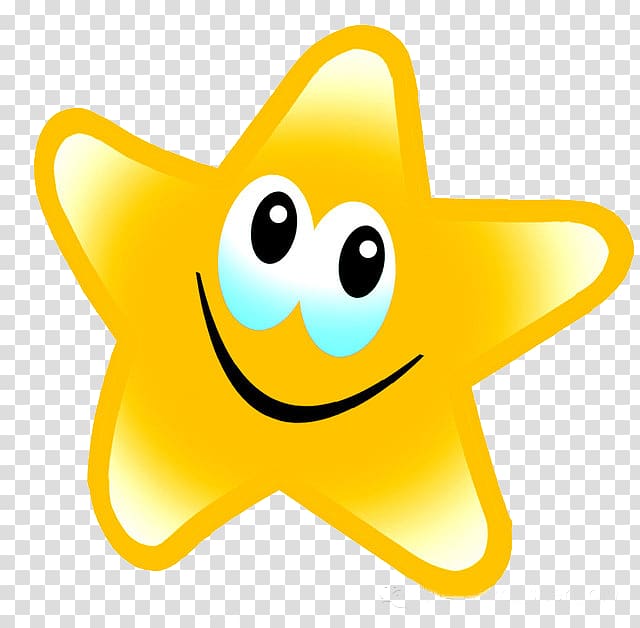 happy little star transparent background PNG clipart