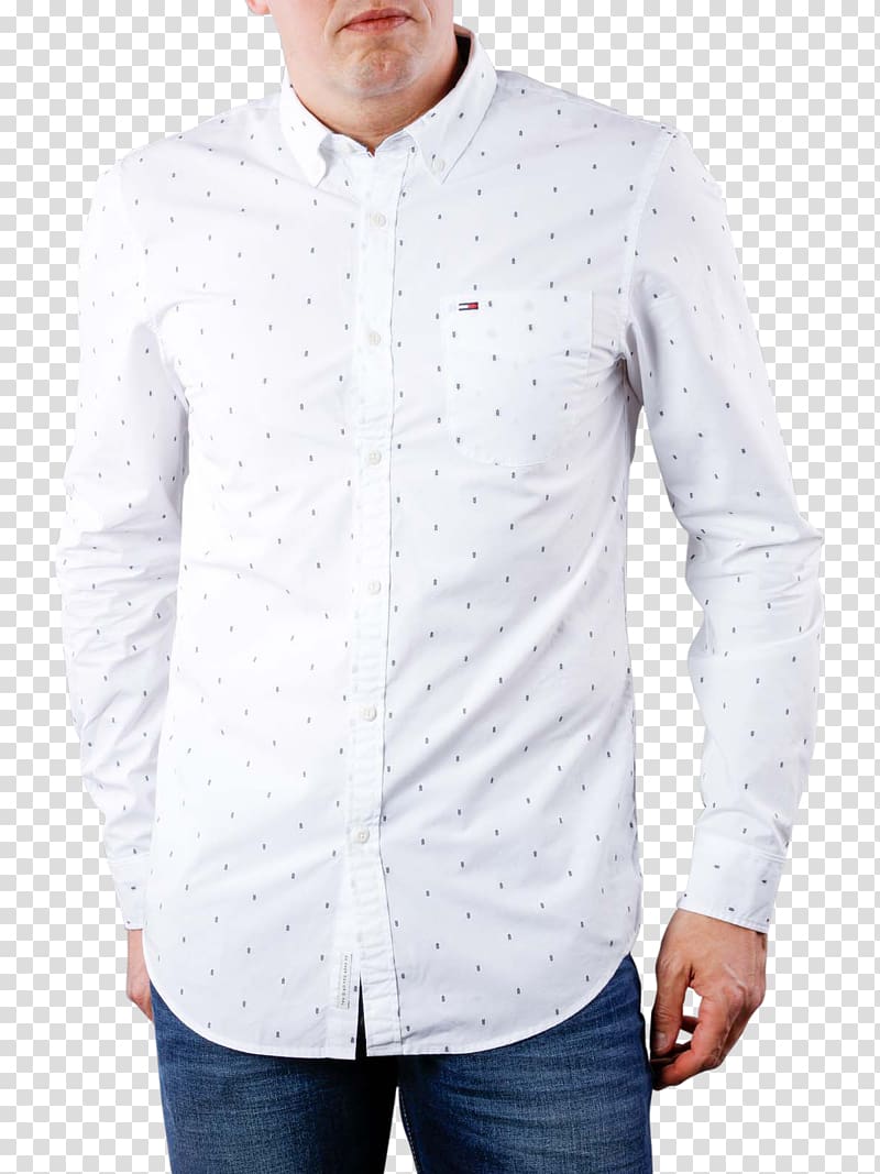 T-shirt White Dress shirt Tommy Hilfiger, T-shirt transparent background PNG clipart