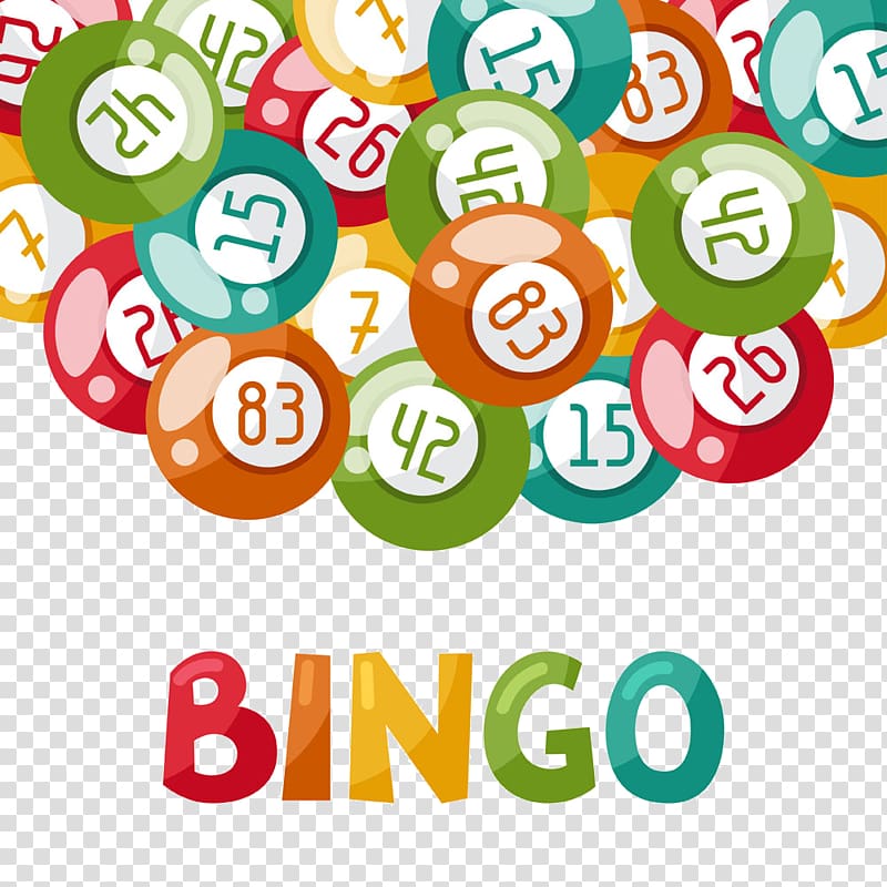 Bingo illustration, Bingo Lottery Illustration, Bingo Ball digital background transparent background PNG clipart