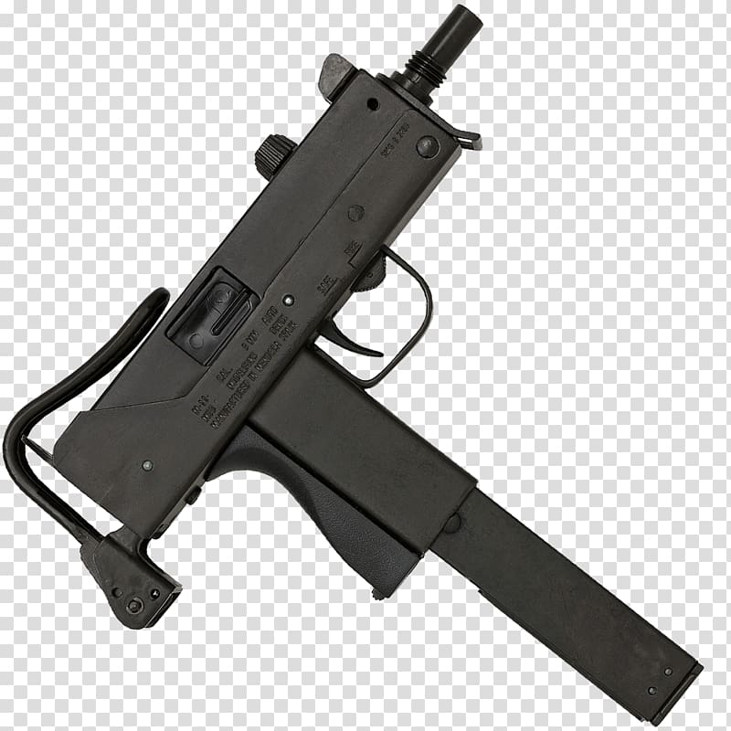 Airsoft Guns Firearm Machine gun MAC-11, machine gun transparent background PNG clipart