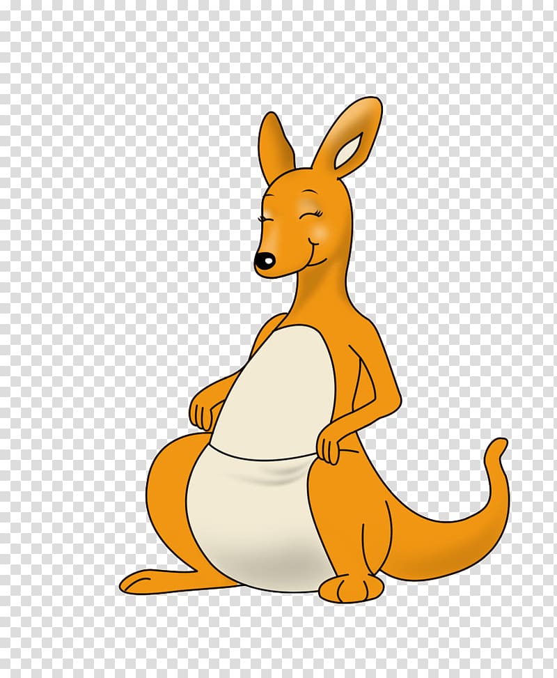 Astonishing Cute Cartoon Kangaroo Clip Art From Onlinelabels - Kangaroo  Cartoon - Free Transparent PNG Clipart Images Download