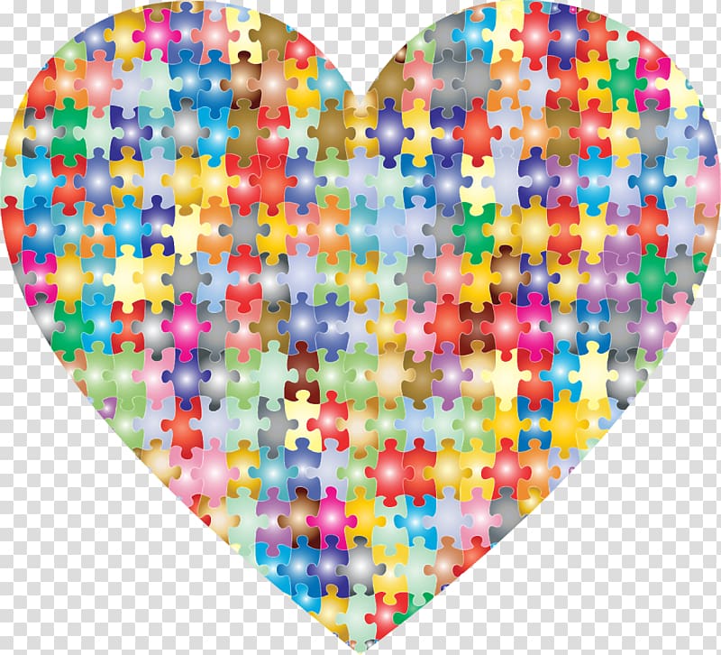 Jigsaw Puzzles Heart Puzzle Pirates, heart transparent background PNG clipart