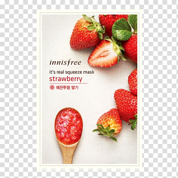 Innisfree Mask Strawberry Amazon.com Jeju Island, real strawberries transparent background PNG clipart