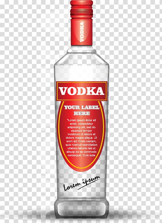 Vodka Red Bull Liqueur Distilled beverage Bottle, Vodka transparent background PNG clipart