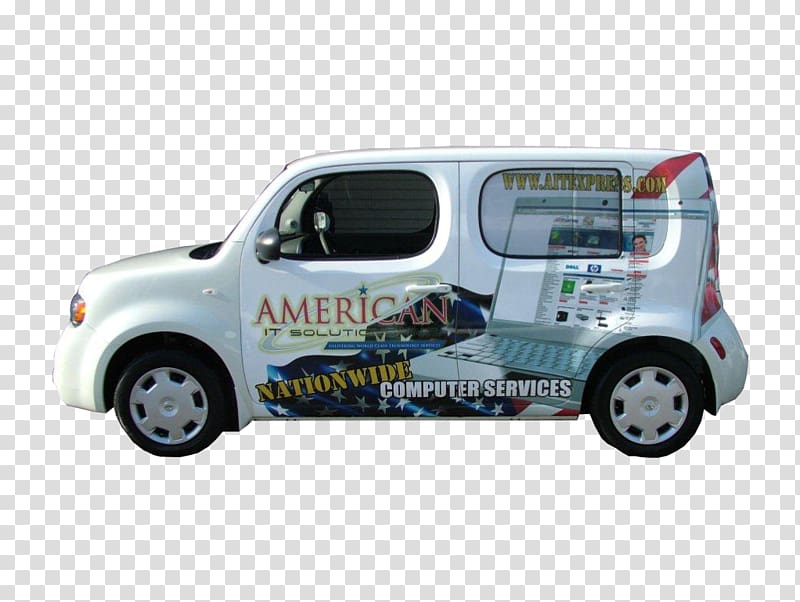 Compact car Nissan Cube Compact van Computer, computer technician transparent background PNG clipart