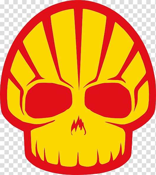 Royal Dutch Shell Sticker Petroleum Decal Shell Oil Company, skull transparent background PNG clipart
