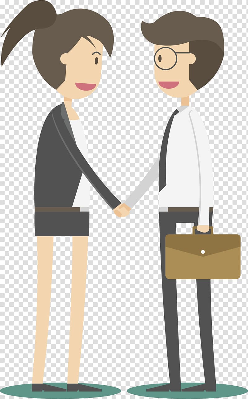 Business Gesture Handshake , Meeting clients transparent background PNG clipart