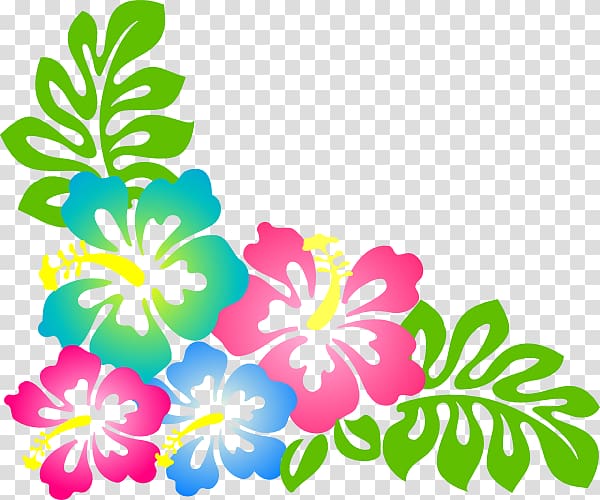 red, blue, and green Hibiscus flower , Blue Hawaii Cuisine of Hawaii Luau , hawaiian transparent background PNG clipart