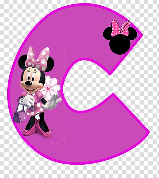 Minnie Mouse Mickey Mouse Letter Alphabet, minnie mouse transparent background PNG clipart