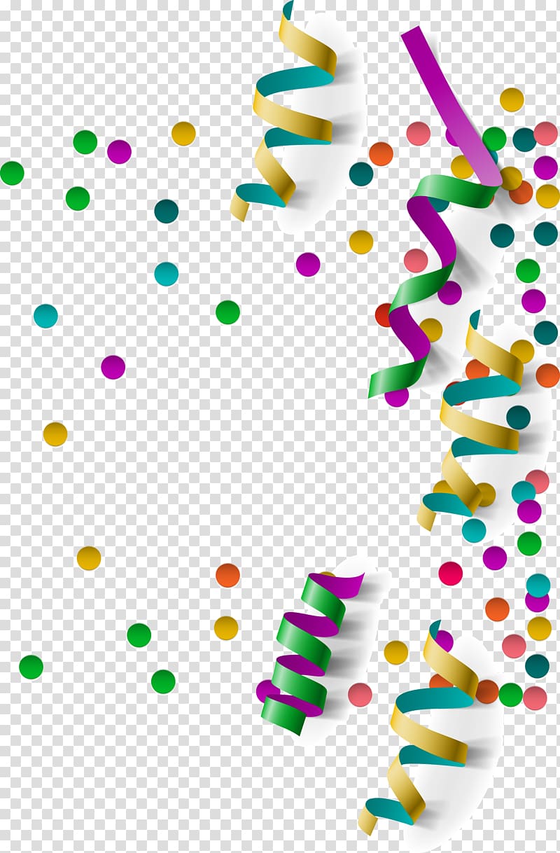 assorted-color confetti , Paper Confetti, decoration color chip transparent background PNG clipart