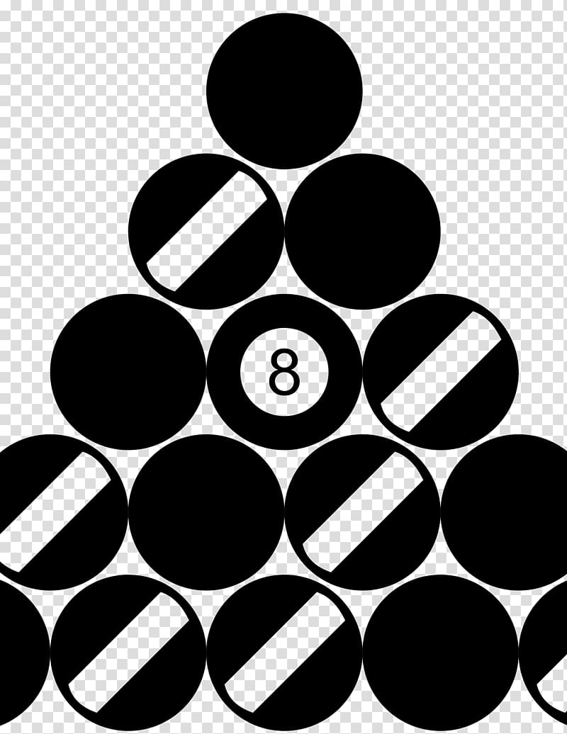 Magic 8-Ball Billiard Balls Billiards Eight-ball Rack, Billiards transparent background PNG clipart