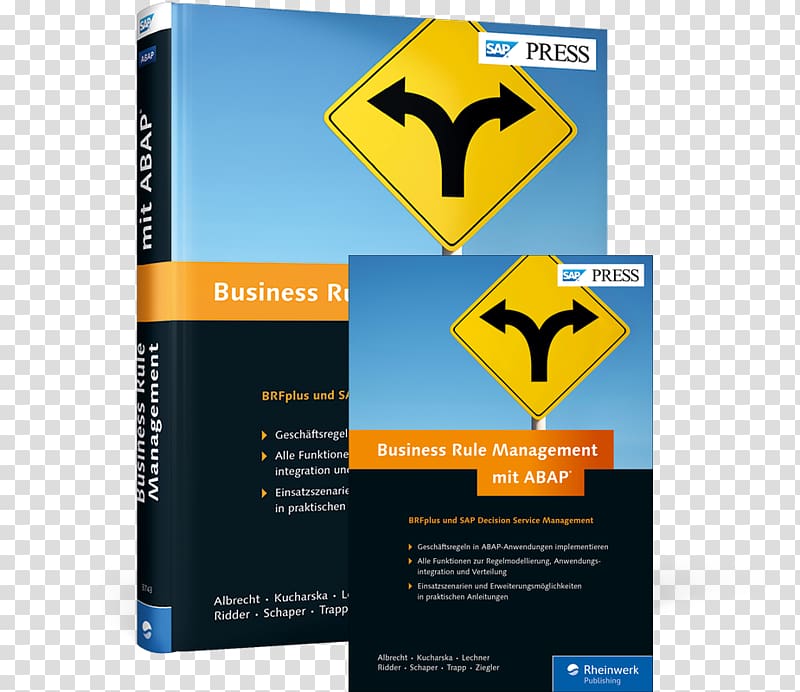 Business Rule Management mit ABAP: BRFplus und SAP Decision Service Management SAP S/4HANA SAP HANA, business cover transparent background PNG clipart