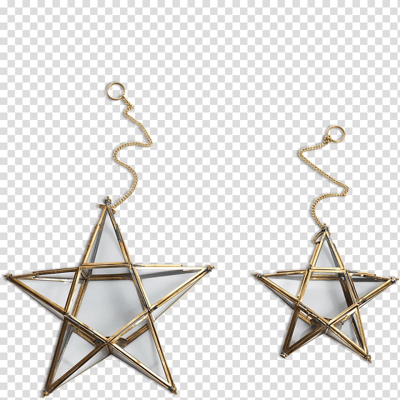Earring Glass Brass Antique Metal, glass transparent background PNG clipart