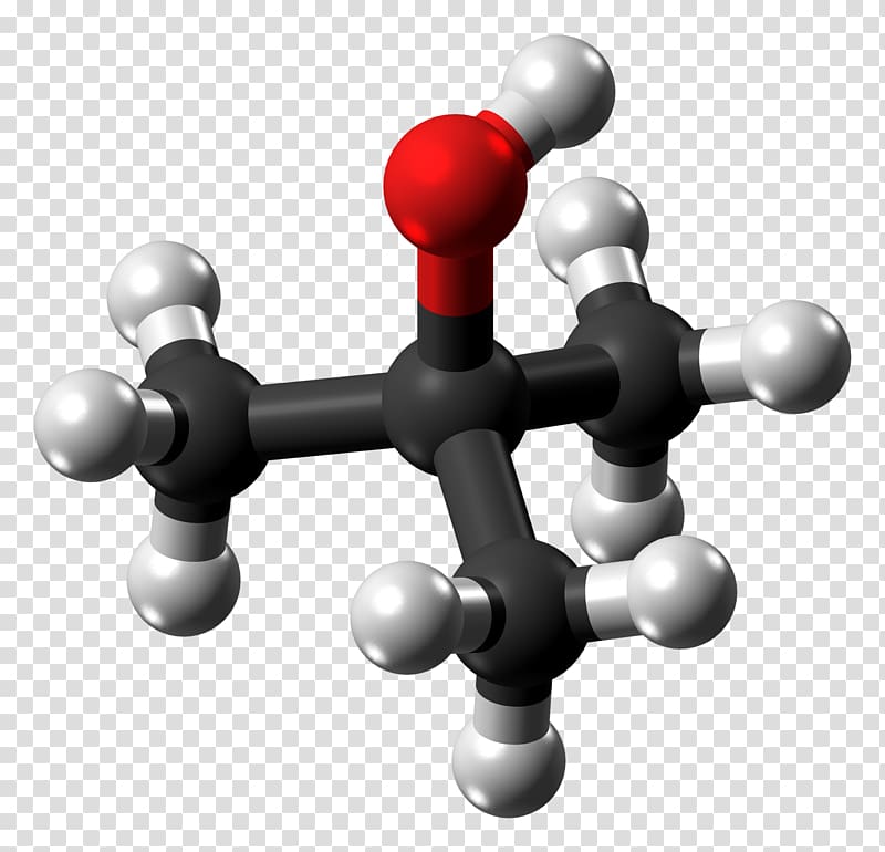 tert-Butyl alcohol 2-Butanol Butyl group, molecule transparent background PNG clipart