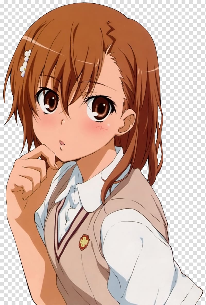 Mikoto Misaka A Certain Magical Index A Certain Scientific Railgun Anime Kuroko Shirai, anime girl transparent background PNG clipart