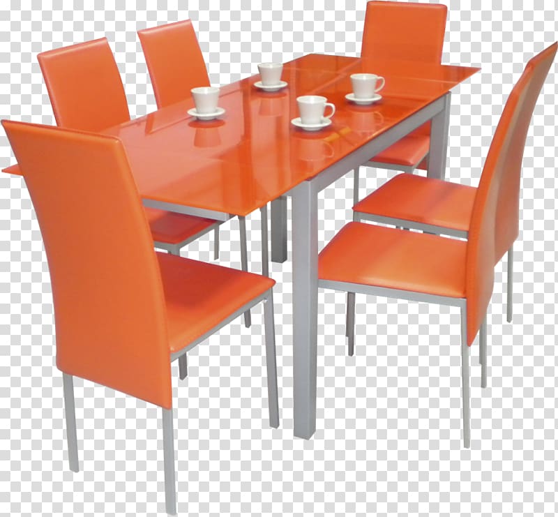 Bedside Tables Furniture Chair Orange, dining set transparent background PNG clipart