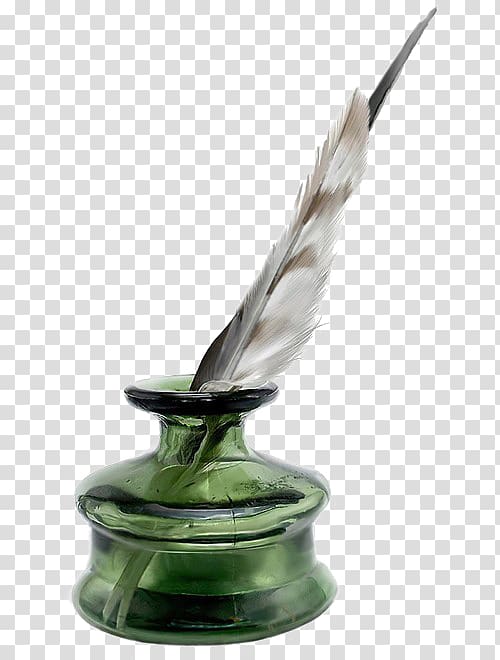 Inkwell Quill, Empty pot transparent background PNG clipart