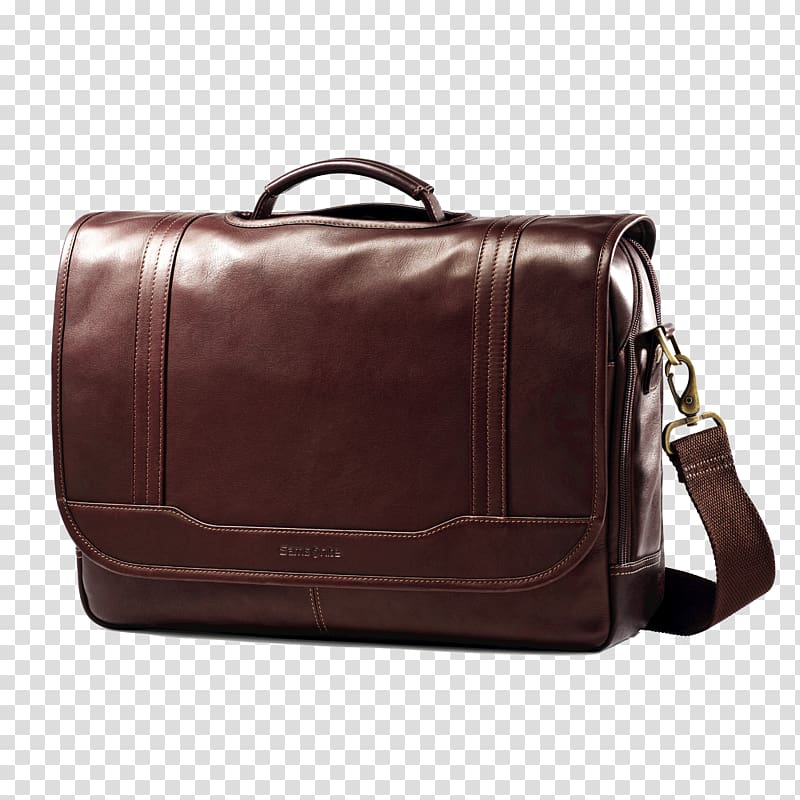 Briefcase Samsonite Leather Messenger Bags, purse bag transparent background PNG clipart