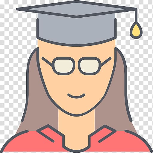 Education Computer Icons Graduation ceremony Student , graduate girl transparent background PNG clipart