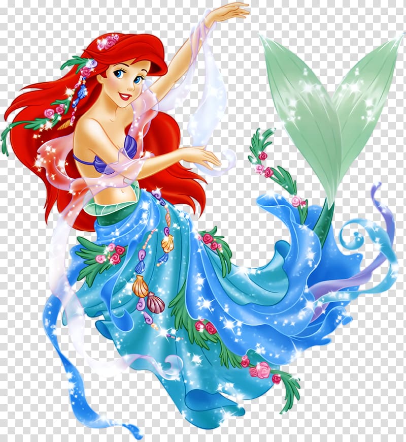 Disney Ariel illustration, Ariel Mermaid Music Digital , Disney ...