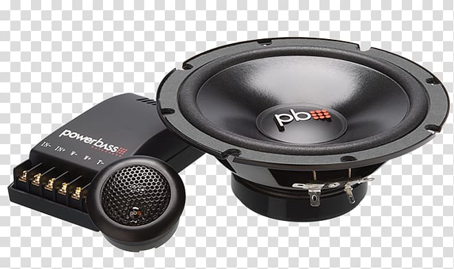 Powerbass S-60C 6.5 inch Component Speakers Loudspeaker Car Electronic component, drop bass network transparent background PNG clipart
