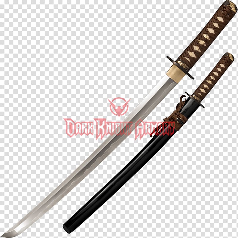 Wakizashi Katana Cold Steel Butterfly sword, katana transparent background PNG clipart