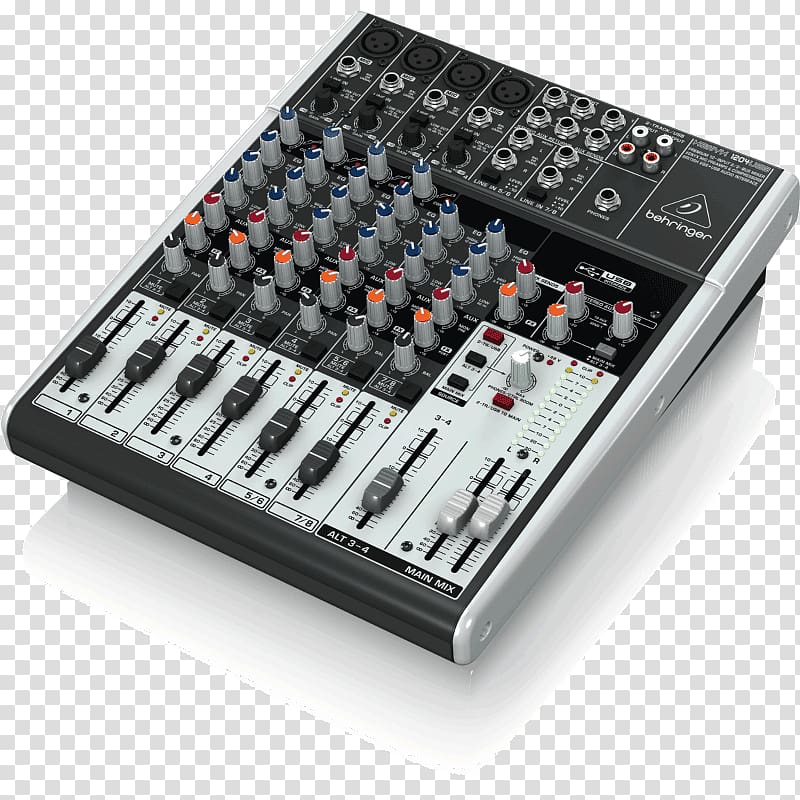 Behringer Xenyx Q802USB Audio Mixers Behringer Xenyx 802 Behringer Xenyx X1204USB Behringer Mixer Xenyx, others transparent background PNG clipart