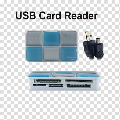 Memory Card Readers Secure Digital CompactFlash Flash Memory Cards, USB transparent background PNG clipart