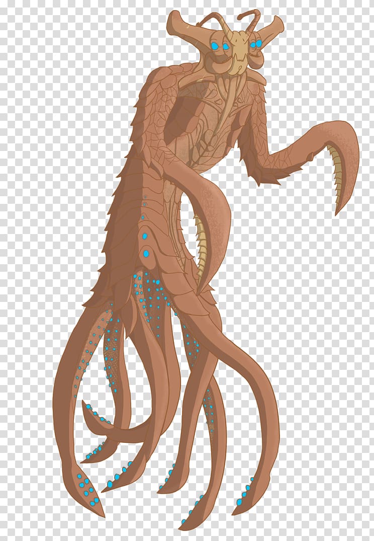 Subnautica Sea Octopus Drawing , leviathan reaper transparent background PNG clipart