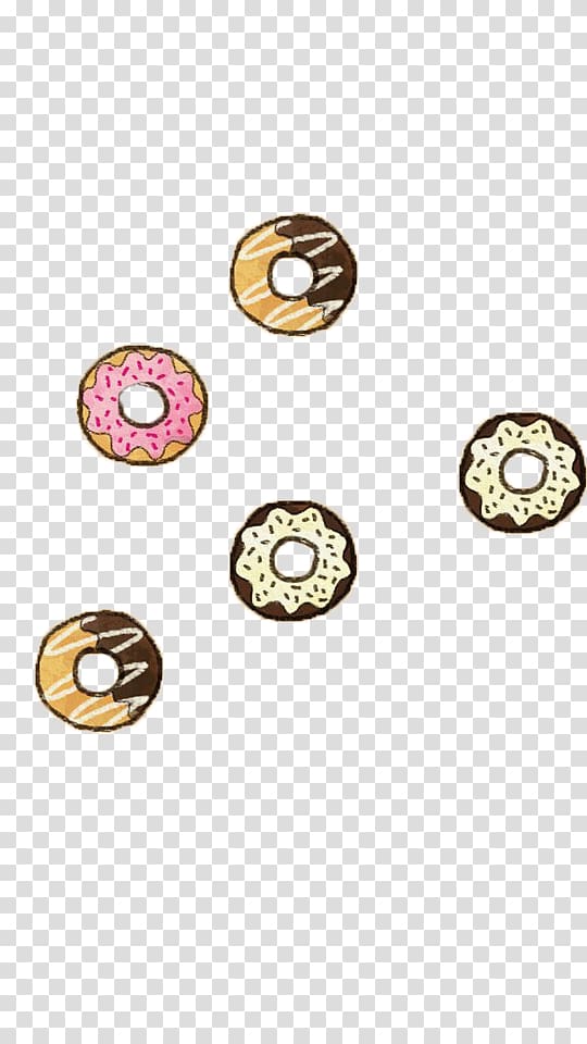 Doughnut Dessert Food, Donut pattern transparent background PNG clipart