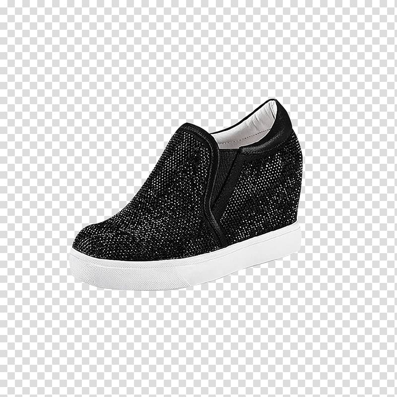 Sneakers Platform shoe Skate shoe Sportswear, Black shoes transparent background PNG clipart