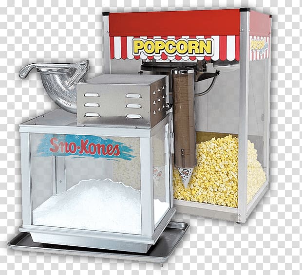Cotton candy Snow cone Popcorn Makers Machine, popcorn transparent background PNG clipart