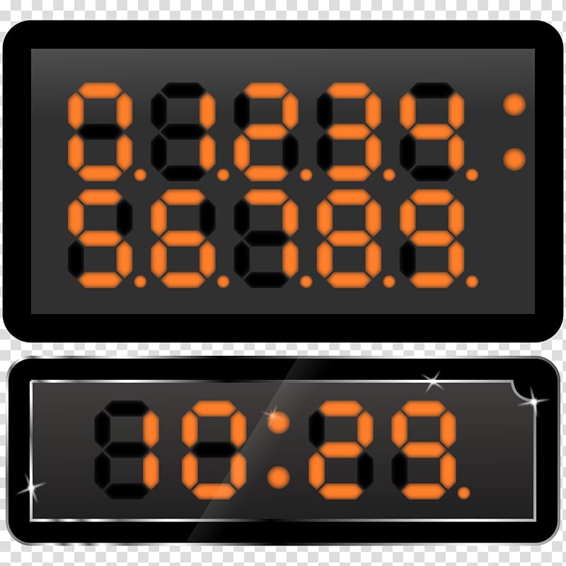 Timer Digital clock Digital data Display device, clock transparent background PNG clipart