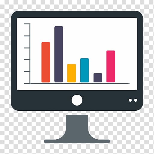 monitor with chart , Dashboard Computer Icons Business intelligence, annual reports transparent background PNG clipart