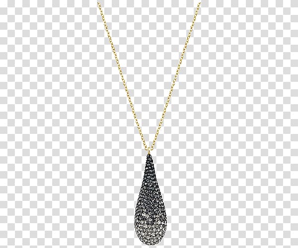 Necklace Pendant Chain Swarovski AG, Swarovski jewelry necklace black women transparent background PNG clipart