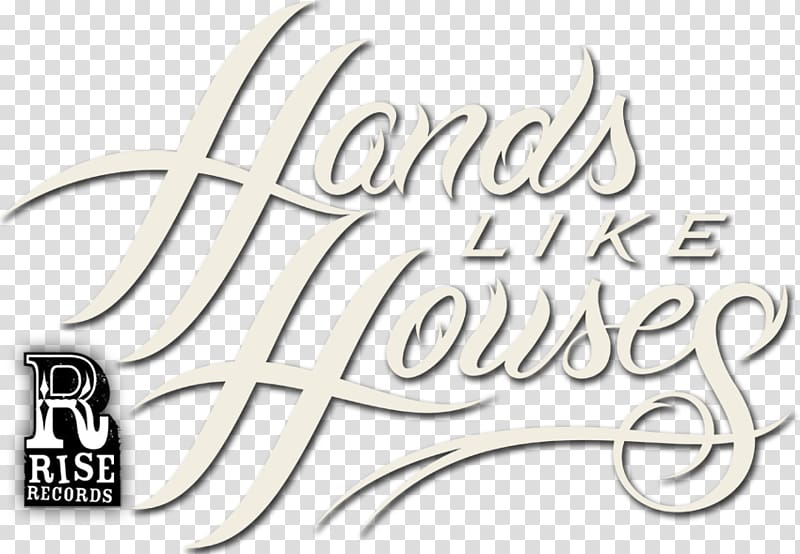 Logo Hands Like Houses Brand Rise Records Font, like hand transparent background PNG clipart