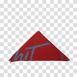 Triangle, Red bandana transparent background PNG clipart thumbnail