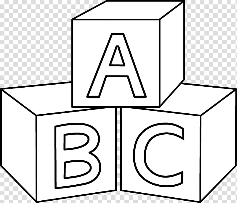 Coloring book Toy block Child , block sign transparent background PNG clipart