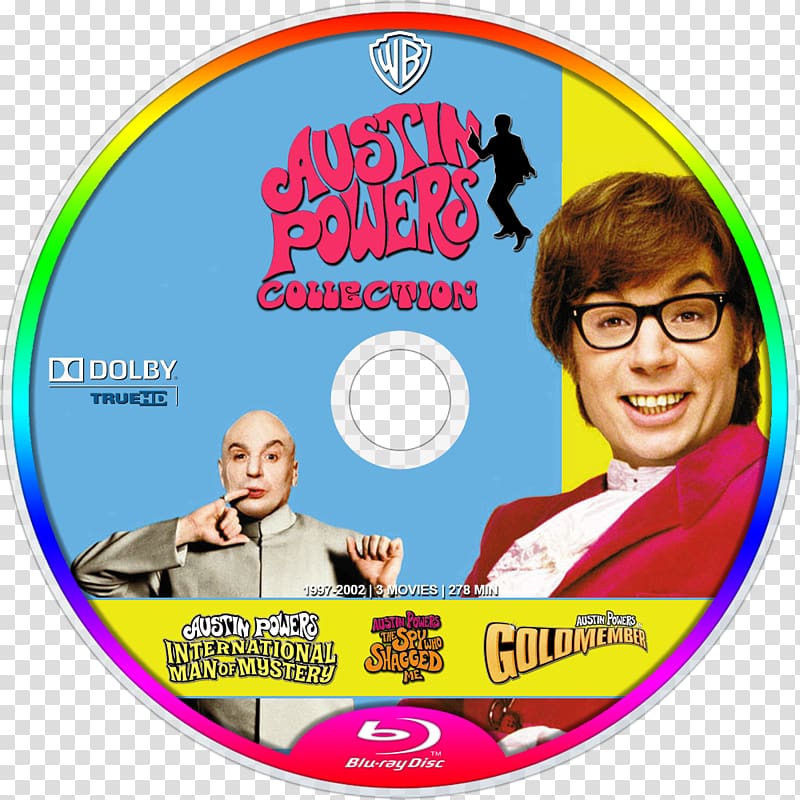Austin Powers: The Spy Who Shagged Me Spy film Logo Compact disc, austin powers transparent background PNG clipart