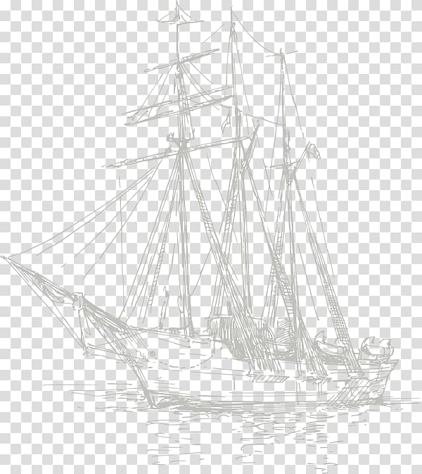 Sail Ship Brigantine Clipper Galleon, sail transparent background PNG clipart